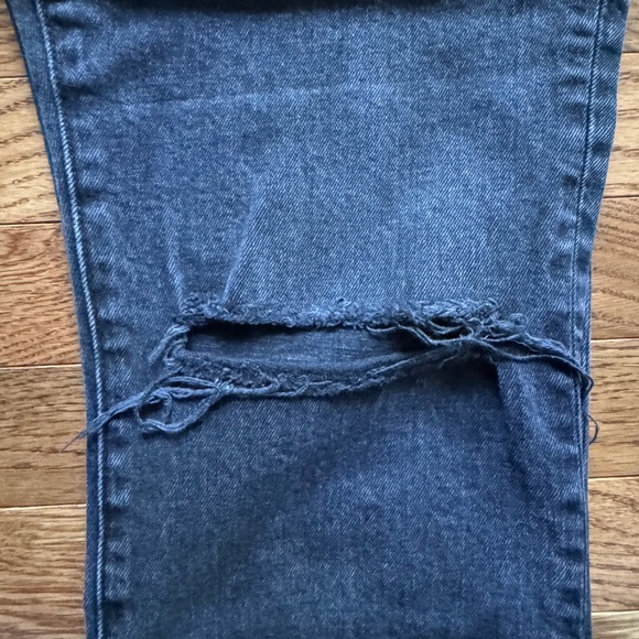 J. Crew Slim Broken-In Boyfriend Jeans Black Wash Size 28 - Picture 7 of 7